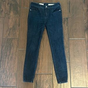 Pilcro denim high-rise skinny jeans.